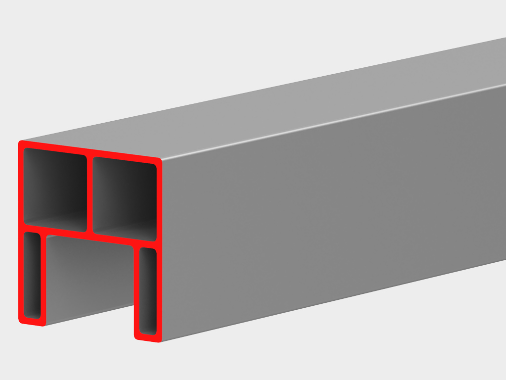 Yashirin (yotqiziladigan) pol qismi.